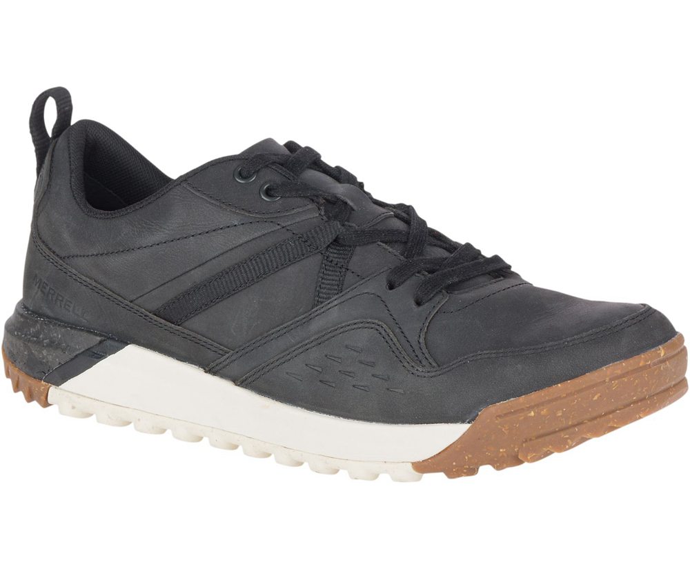 Merrell Sneakers Black - Indeway Leather - Mens 07DKNIERW